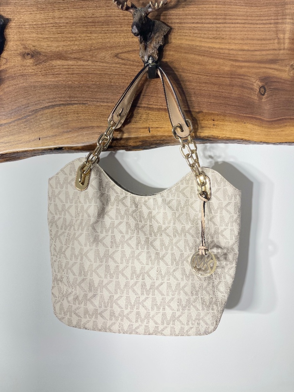 Michael Kors Beige Logo Tote